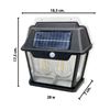 Imagen de Foco Led Solar 28W Con sensor de movimiento para  2 lámparas