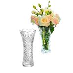 Imagen de Florero de vidrio  Diseño labrado