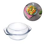 Imagen de Bowl de vidrio con tapa-18x8cm en caja