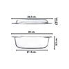 Imagen de Bowl de vidrio con tapa-18x8cm en caja