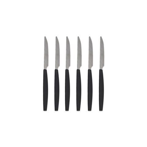 Imagen de Cuchillos acero inox.-2 colores X 6 pc-21,5cm