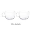 Imagen de Set x 2 tazas de vidrio 500 ml