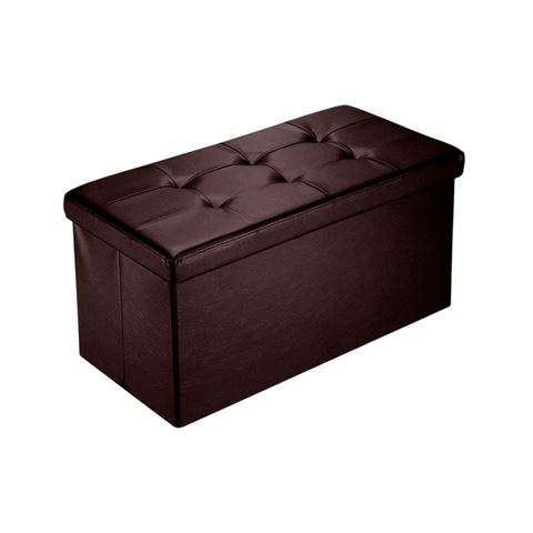 Imagen de Baul Puff Asiento Banqueta Piecera Cama  Living - Color Café