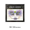 Imagen de Stickers gemas Piedritas Decoración Rostro -Fiesta Halloween Disfraz