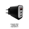 Imagen de Cargador USB + Tipo C