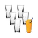 Imagen de Vasos de vidrio X 6 en caja- 7,5x13,5cm.