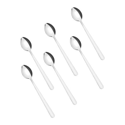 Imagen de Cucharas largas Para Capuchino x 6 piezas - Acero inoxidable