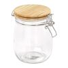 Imagen de Frasco de vidrio tapa madera cierre hermético 800ml