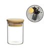 Imagen de Frasco de vidrio tapa bamboo hermética - 700 ml