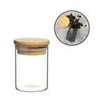 Imagen de Frasco de vidrio tapa bamboo hermética - 700 ml