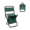 Imagen de Silla banqueta plegable con respaldo y bolso guarda todo