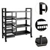 Imagen de Rack Organizador 4 estantes 4 canastos - Metal con rueda