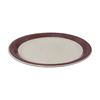 Imagen de Plato ceramica redondo borde color-26,5cm.-4 colores