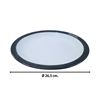 Imagen de Plato ceramica redondo borde negro-26,5cm.-4 colores