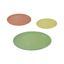 Imagen de Plato ceramica redondo liso color-26,5cm.-4 colores