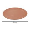 Imagen de Plato ceramica redondo liso color-26,5cm.-4 colores