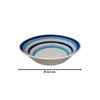 Imagen de Plato ceramica redondo hondo circulos color -22,5cm.-colores