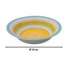 Imagen de Plato ceramica redondo hondo bordes color -18cm.-colores sur