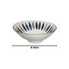 Imagen de Bowl ceramica redondo conico-rayas interior-20cm