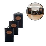 Imagen de Tarro Lata en metal negro con tapa para cocina- Diseños surtidos.