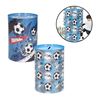 Imagen de Alcancia lata estampdo infantil- futbol- 15x10cm-2 diseños