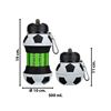 Imagen de Botella de agua plegable - Diseño Futbol con llavero 500ml