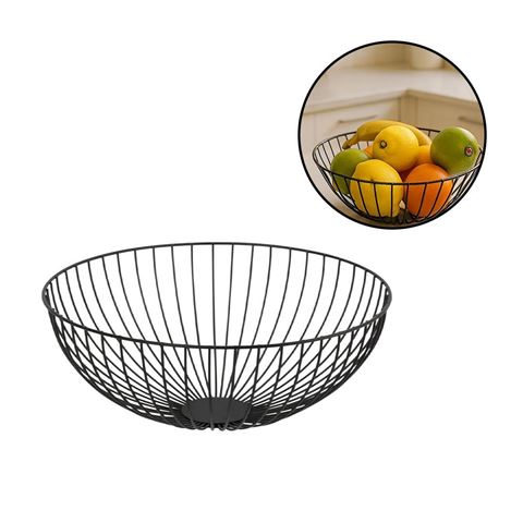 Imagen de Cesto Canasto Frutero en metal negro