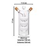 Imagen de Aceitero Vinagrero -  Frasco vidrio con doble dispensador