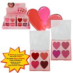 Imagen de Rubor Crema Ushas corazones - UC143A - 4 colores