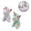 Imagen de Peluche unicornio multicolor-3 tonos-24cm.