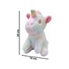 Imagen de Peluche unicornio multicolor-3 tonos-24cm.