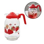 Imagen de Jarra de vidrio con tapa-asa-estampada-20x11cm.