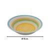 Imagen de Plato ceramica redondo hondo circulos color -18cm.-colores s
