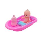 Imagen de Muñeca Bebé con bañito y accesorios