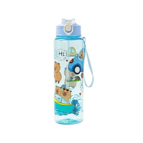 Imagen de Botella plástica con pico Diseño Capibara  750 ml