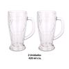 Imagen de Jarra de vidrio cervecera Set x 2 Jarras  - 420ml c/u