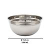 Imagen de Bowl redondo acero inox. 19,5cm.