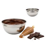 Imagen de Bowl redondo acero inox. 23,5cm.