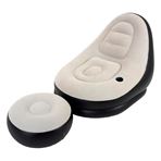 Imagen de Sillon Puff inflable 1 cuerpo con  posapies