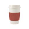 Imagen de Vaso Take Away con tapa y banda de protección calor y antideslizante