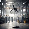 Imagen de Ventilador Industrial con base  - De pie en Metal 130w  Diám 66cm