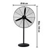 Imagen de Ventilador Industrial con base  - De pie en Metal 130w  Diám 66cm