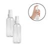 Imagen de Botella Frasco plástico de viaje Dispensador con tapa 150ml