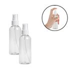 Imagen de Botella Frasco plástico de viaje Dispensador con tapa 150ml