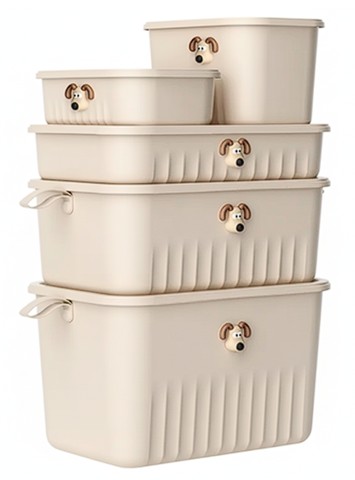 Imagen de Caja Organizadora en plástico Con tapa - 1 Caja de 25 x 24 x 22 cms
