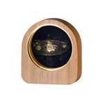 Imagen de Lampara LED-USB-3D base madera-4 modelos del espacio