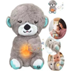 Imagen de Peluche Oso - Interactivo Sensorial Antiestrés Respira Musica Luz