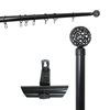Imagen de Barrote para cortina con puntero metal 1,6 mts Incluye 12 argollas