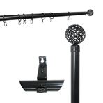 Imagen de Barrote para cortina con puntero metal 1,6 mts Incluye 12 argollas