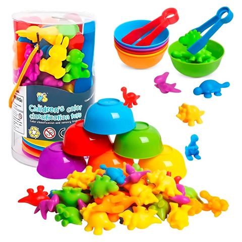 Imagen de Juego Clasificación de Colores  Juguete Sensorial Cognitivo Montessori